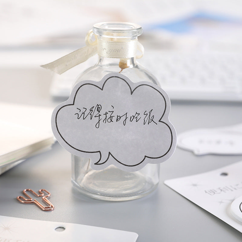 Serie de diálogo de papel al por mayor notas adhesivas